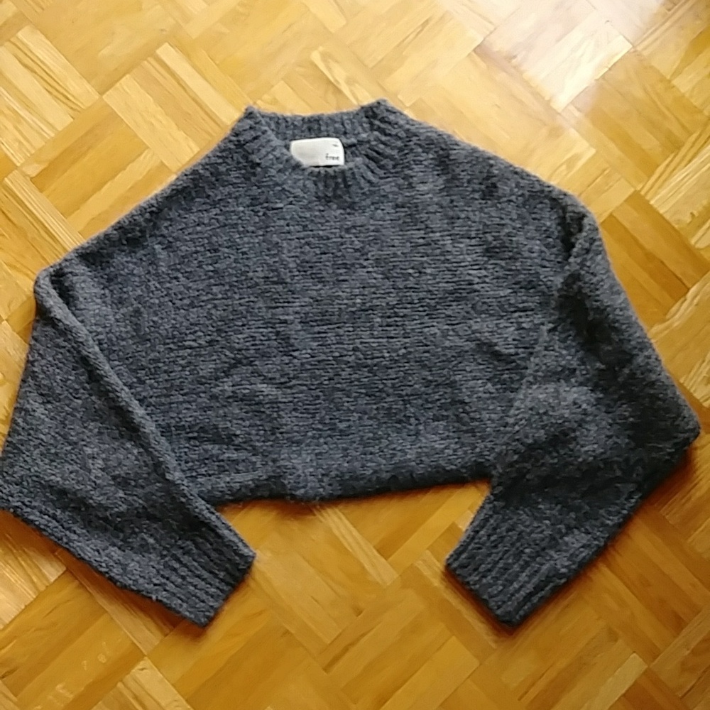 Wilfred Free Aritzia Lolan cropped Alpaca wool blend sweater - Picture 3 of 7